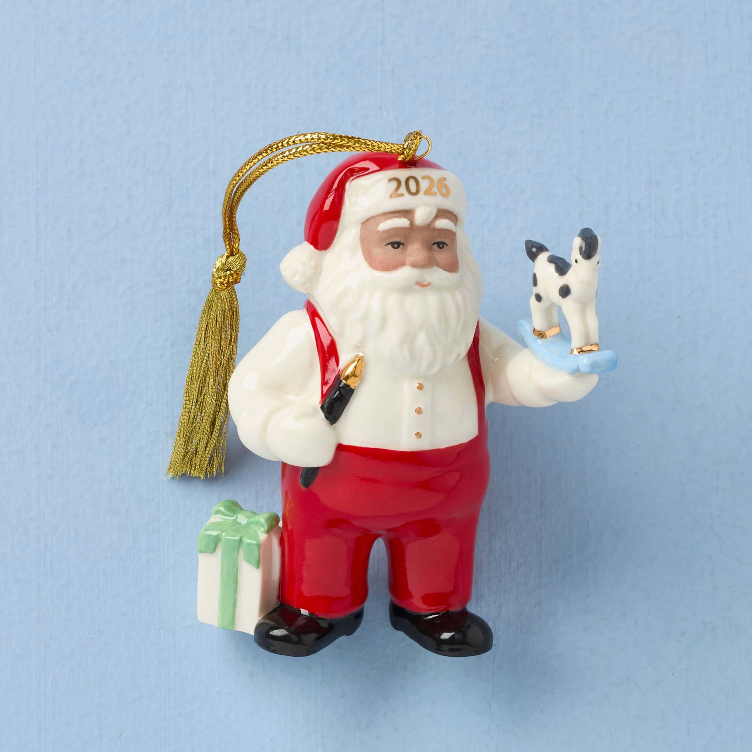 Lenox African American Santa Workshop Ornament 899504 194372046466