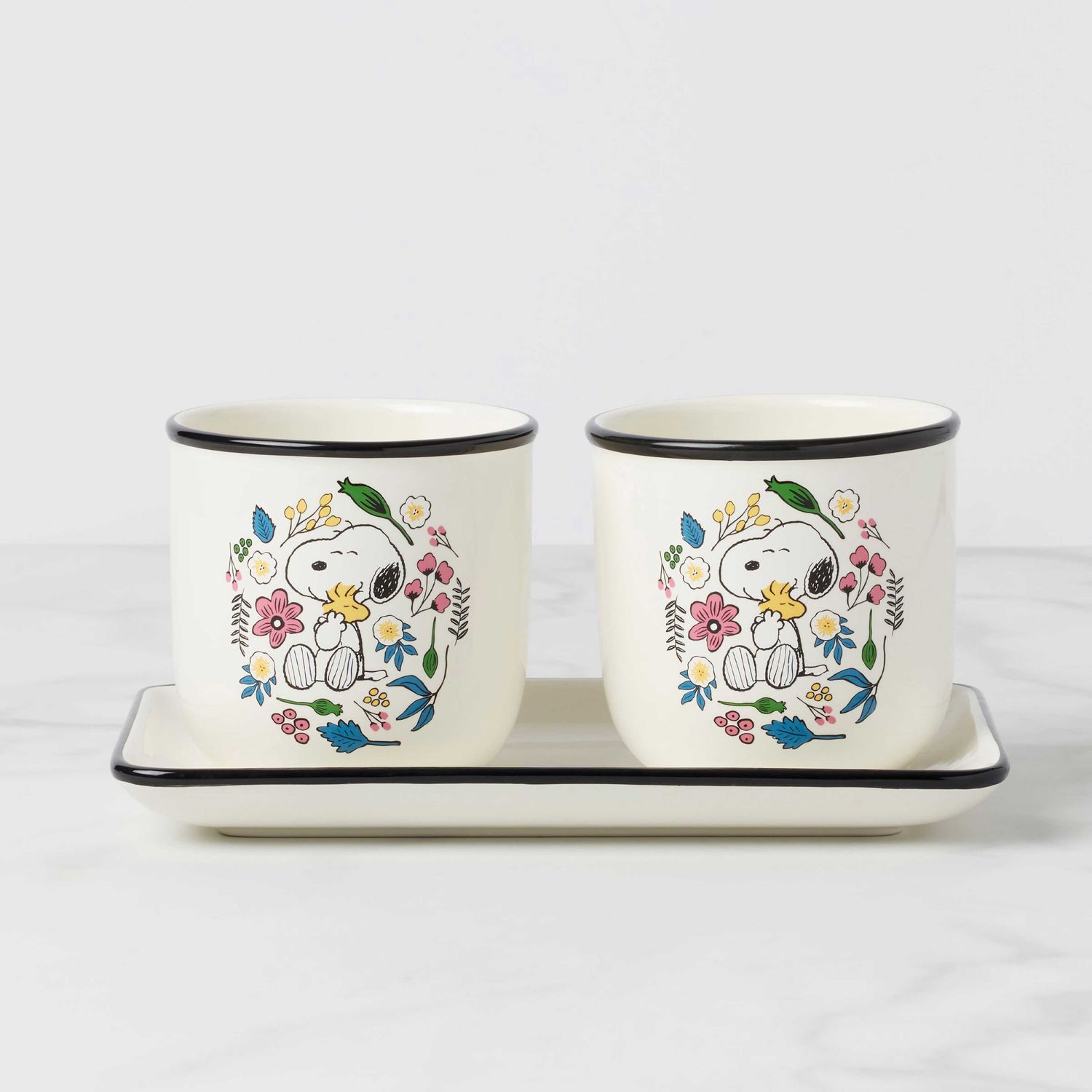 Lenox Chef Snoopy Herb Pots Set of 3 898924 194372043632