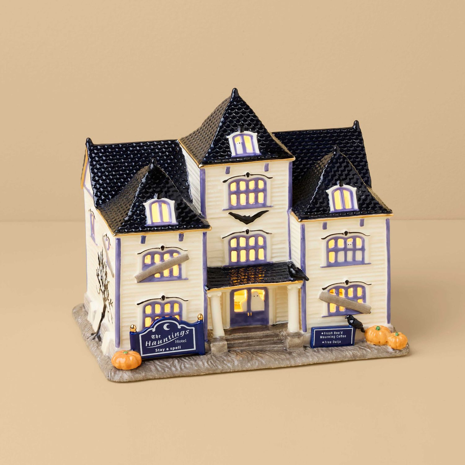 Lenox Vintage Halloween Hotel Lit Figurine 899037 194372044554