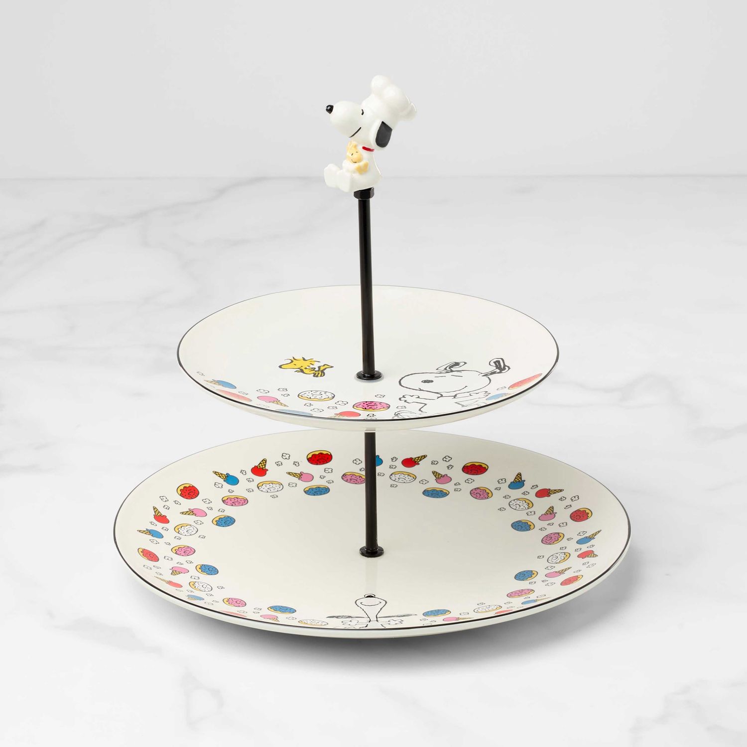 Lenox Chef Snoopy Tiered Server 898926 194372043656