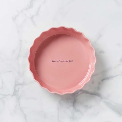 Kate Spade Make It Pop Stoneware Piece of Cake 11 Pie Dish 894702, 882864869487