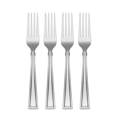 Oneida Butler Everyday Flatware Dinner Forks Set of 4 H219004A 079363018410