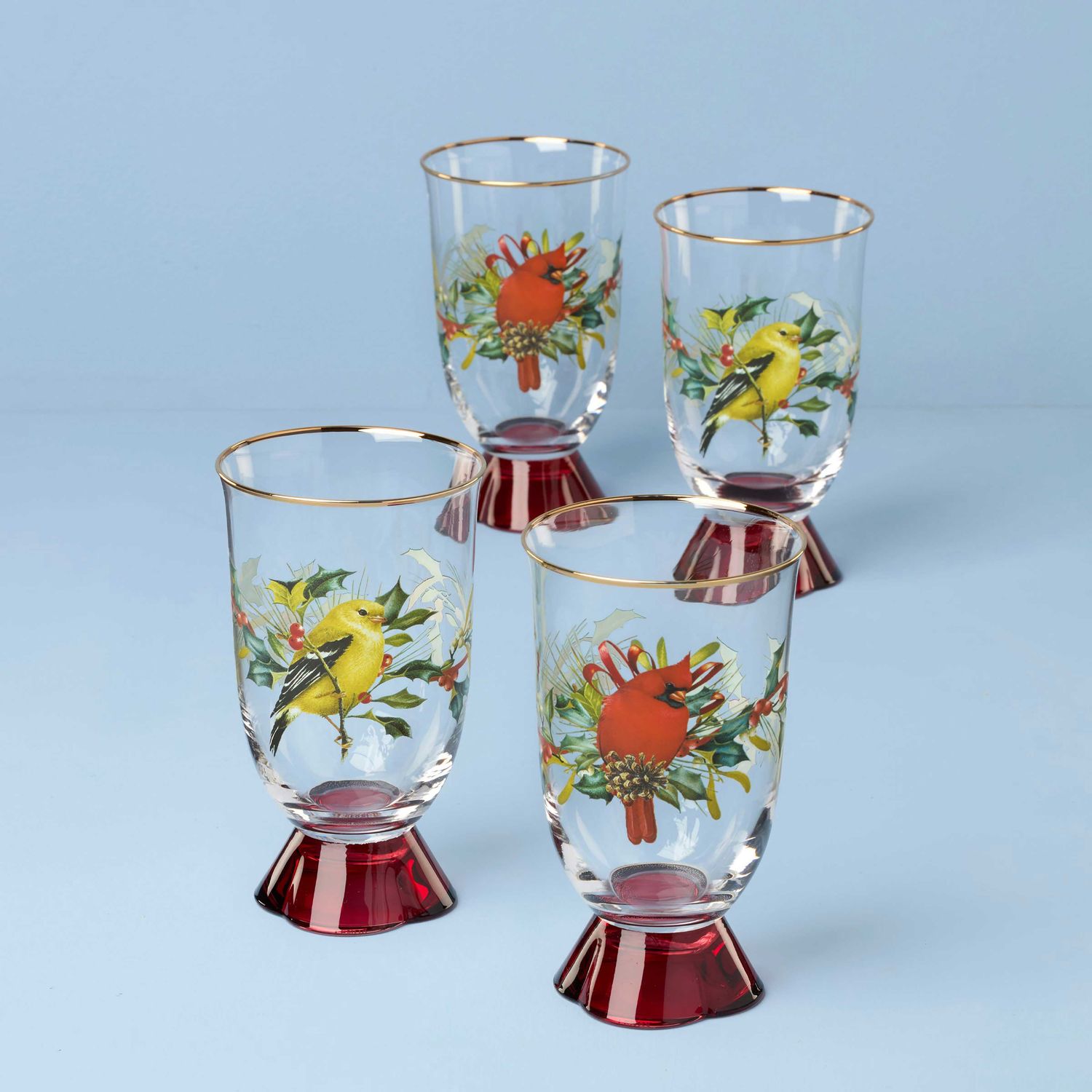 Lenox Winter Greetings Tall Tumbler Set of 4 899647 194372046725