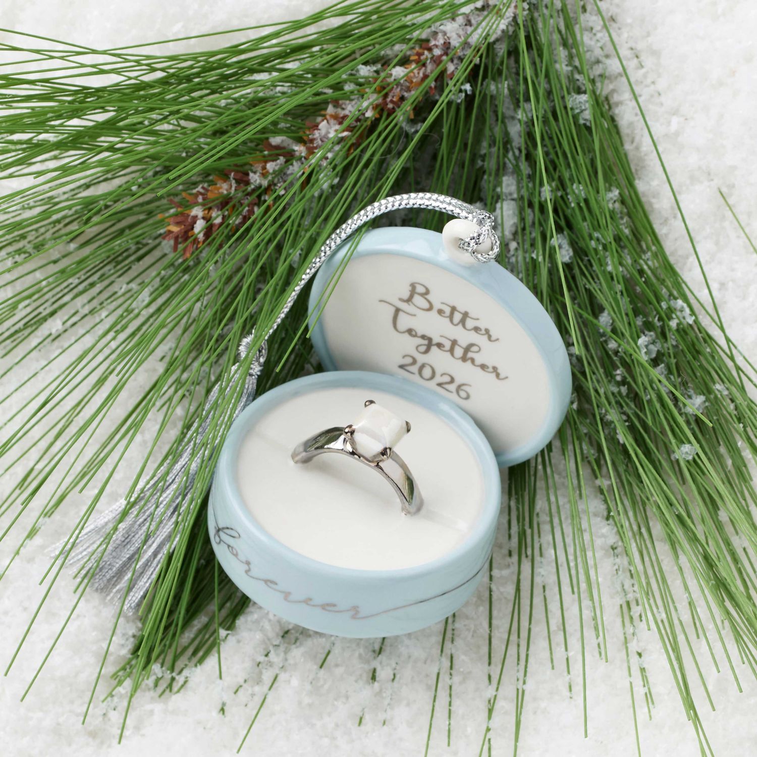 Lenox 2026 Together Forever Ring Box Ornament 898580 194372042123