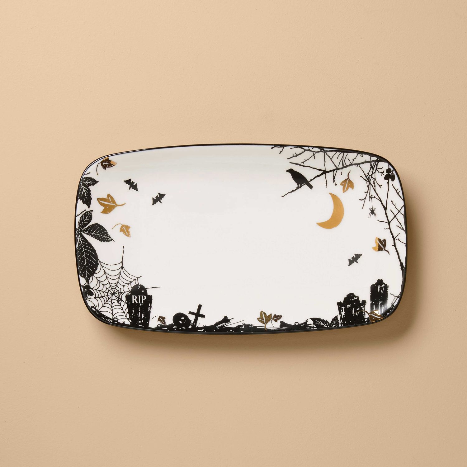 Lenox Haunted Halloween Hor Doeuvres Tray 899022 194372044431
