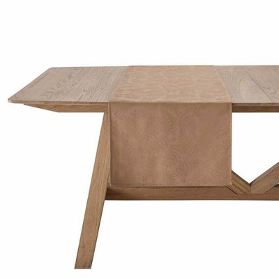 Le Jacquard Francais Vegetal Mood Brown Table Runner 20 x 59 Inch, MPN: 30951