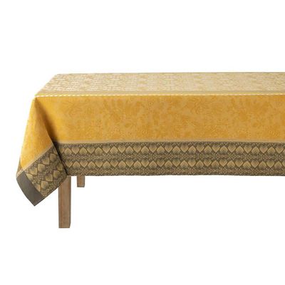 Le Jacquard Francais Gipsy Yellow Tablecloth 47 x 47 Inch, MPN: 30996
