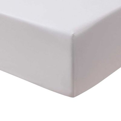 Le Jacquard Francais Feuilles En Scene White Fitted Sheets 39 x 80 x 15 Inch TWIN-X-LONG, MPN: 31191