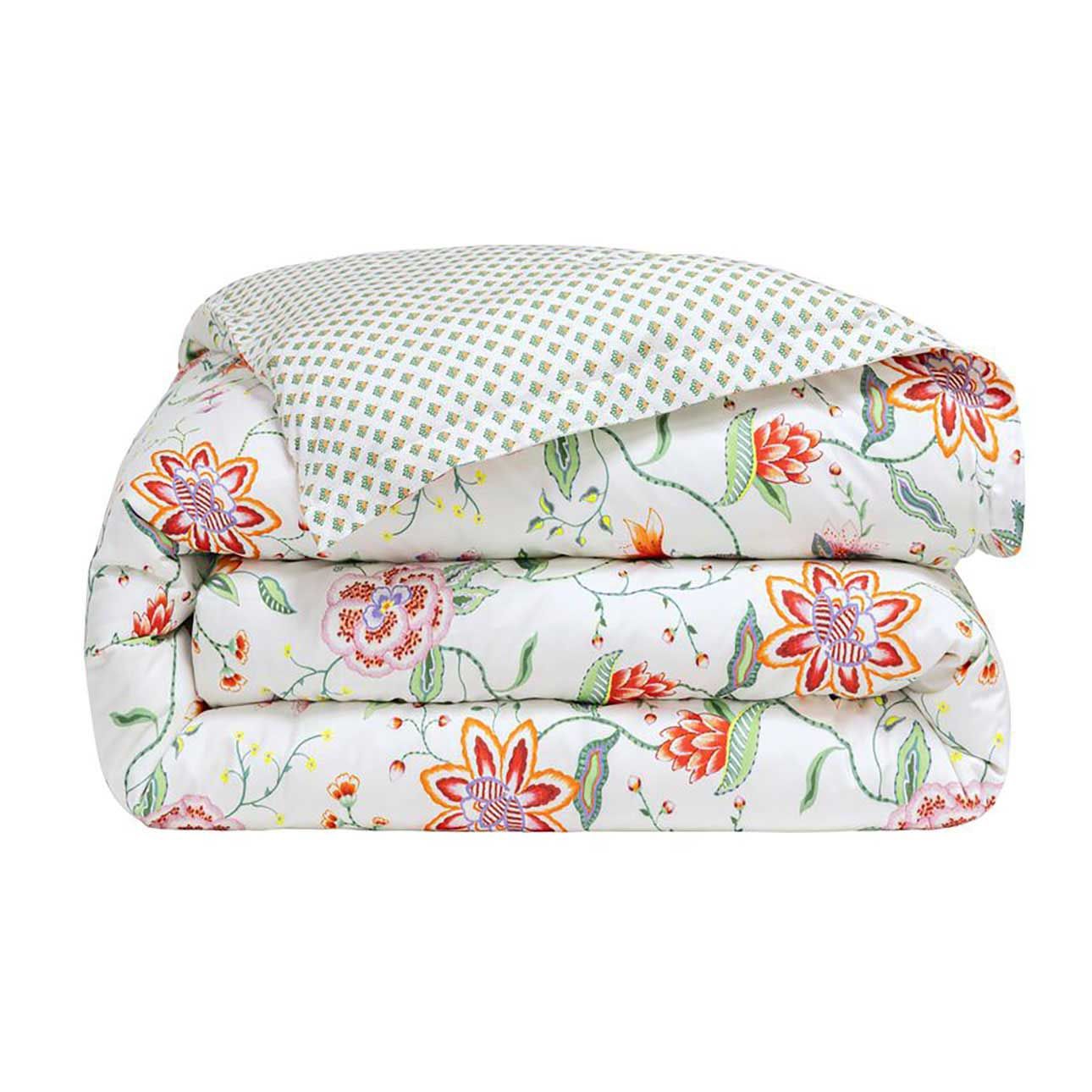 Le Jacquard Francais Ete Indien Multicolor Duvet Cover 88 x 92 Inch QUEEN , MPN: 31868
