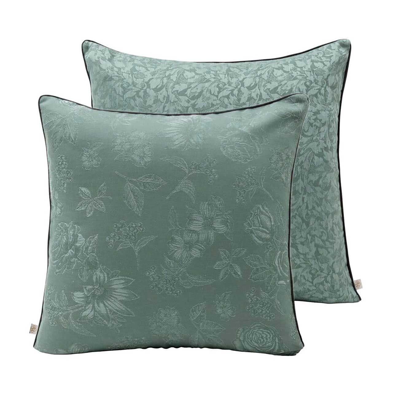 Le Jacquard Francais Romance Green Cushion Cover 20 x 20 Inch, MPN: 31061