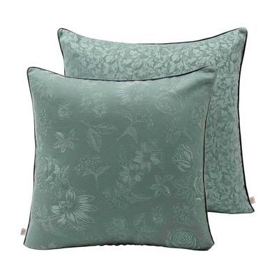 Le Jacquard Francais Romance Green Cushion Cover 20 x 20 Inch, MPN: 31061
