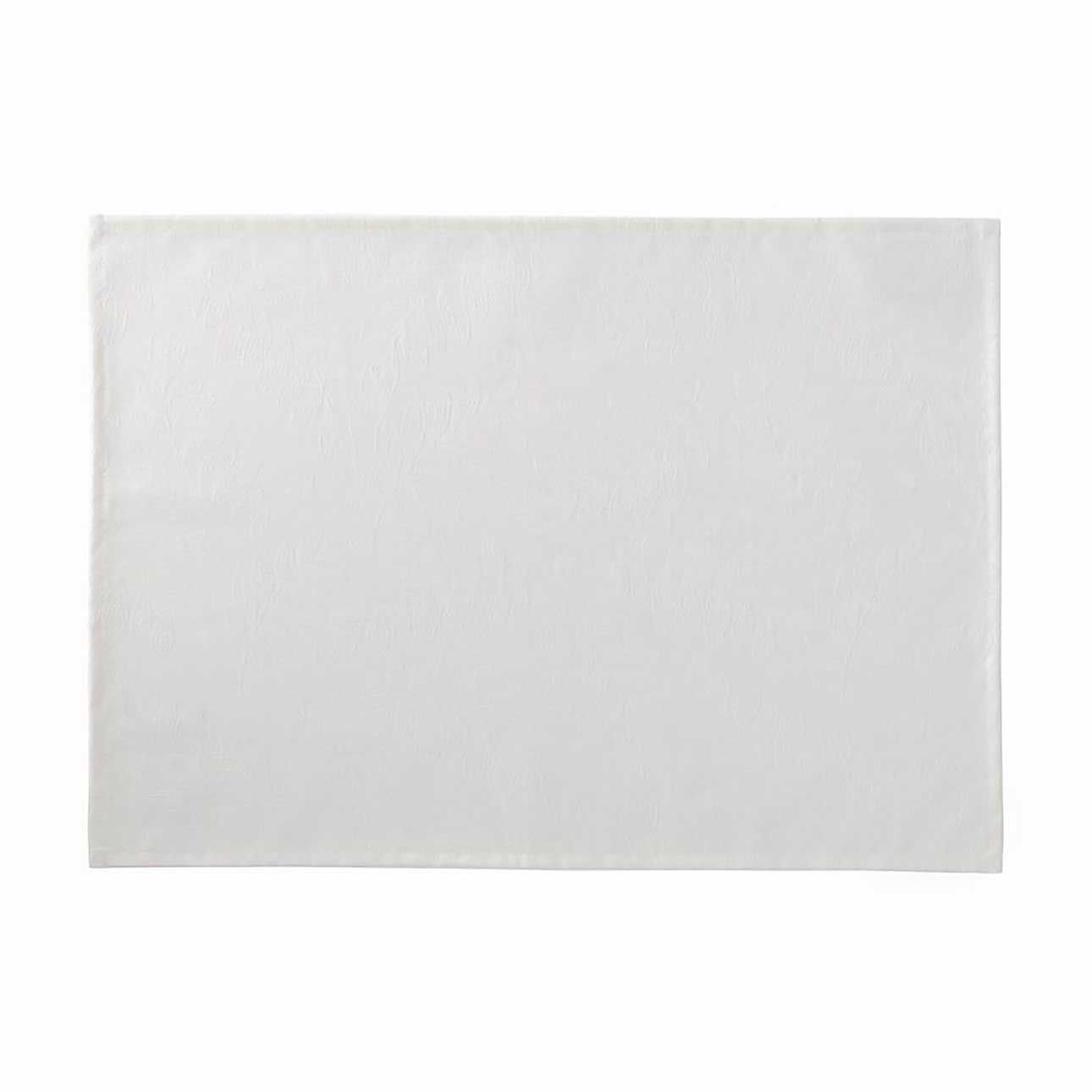 Le Jacquard Francais Vegetal Mood Enduit White Coated Placemat 20 x 14 Inch, MPN: 30943