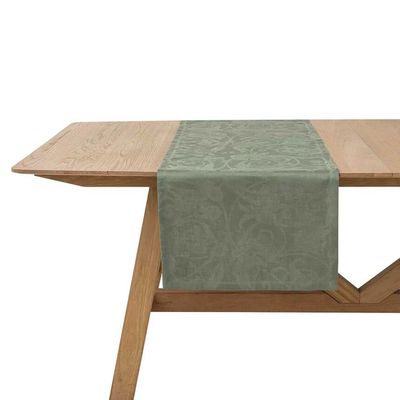 Le Jacquard Francais Tivoli Green Table Runner 20 x 59 Inch, MPN: 30857