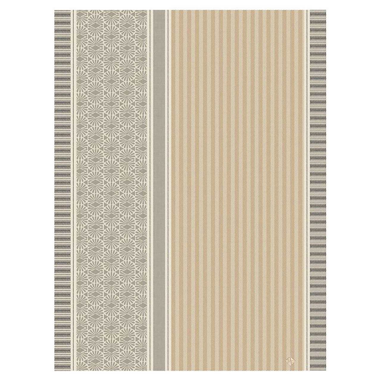 Le Jacquard Francais Dune Rayures Beige Tea Towel 24 x 31 Inch, MPN: 31494