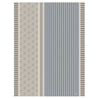 Le Jacquard Francais Dune Rayures Blue Tea Towel 24 x 31 Inch, MPN: 31495