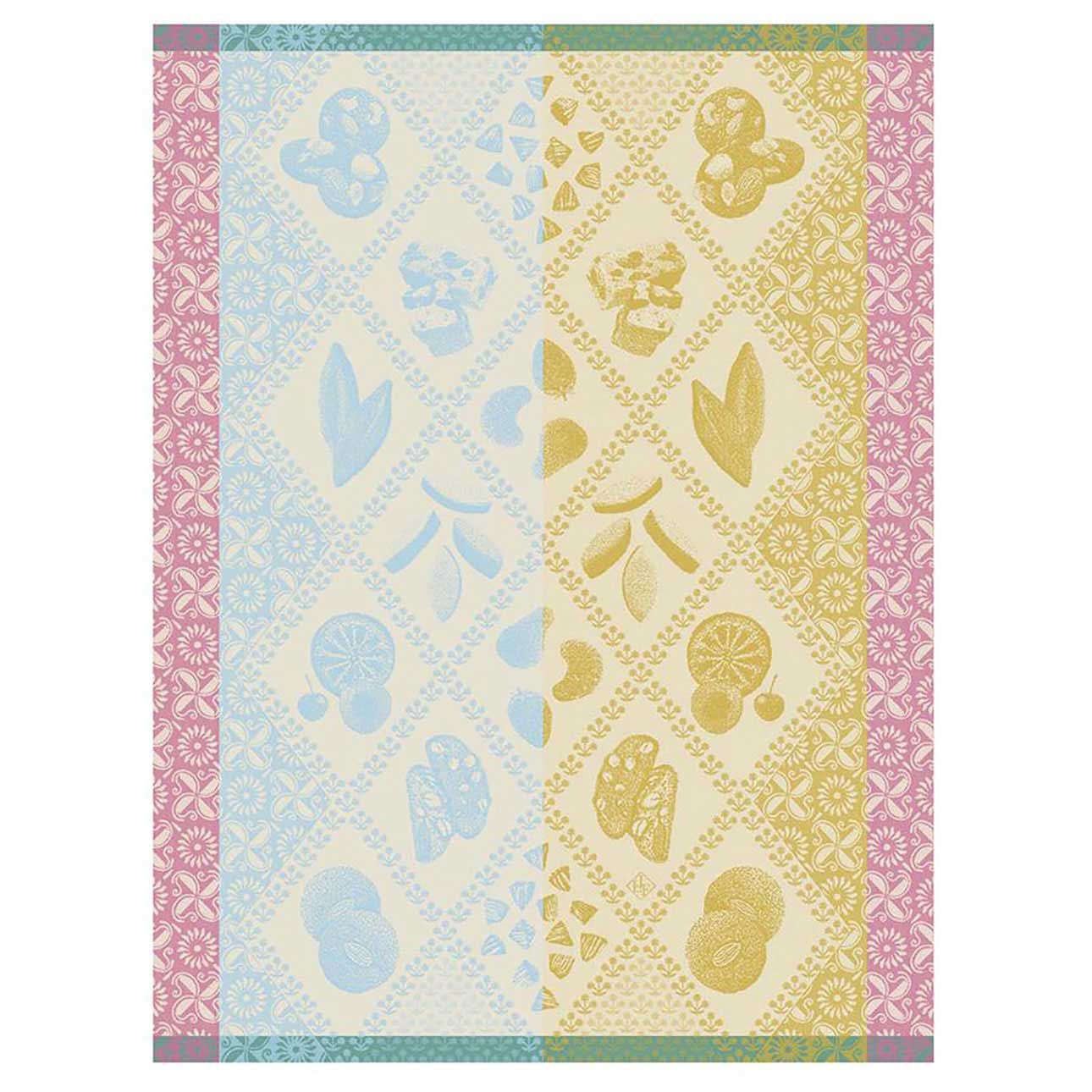 Le Jacquard Francais Eclats Du Midi Douceur Blue Tea Towel 24 x 31 Inch, MPN: 31400