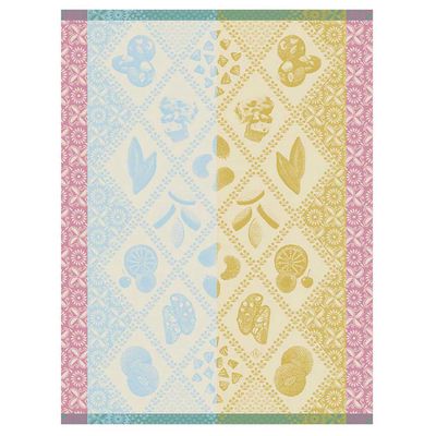 Le Jacquard Francais Eclats Du Midi Douceur Blue Tea Towel 24 x 31 Inch, MPN: 31400