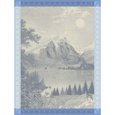 Le Jacquard Francais Altitude Blue Tea Towel 24 x 31 Inch, MPN: 30968