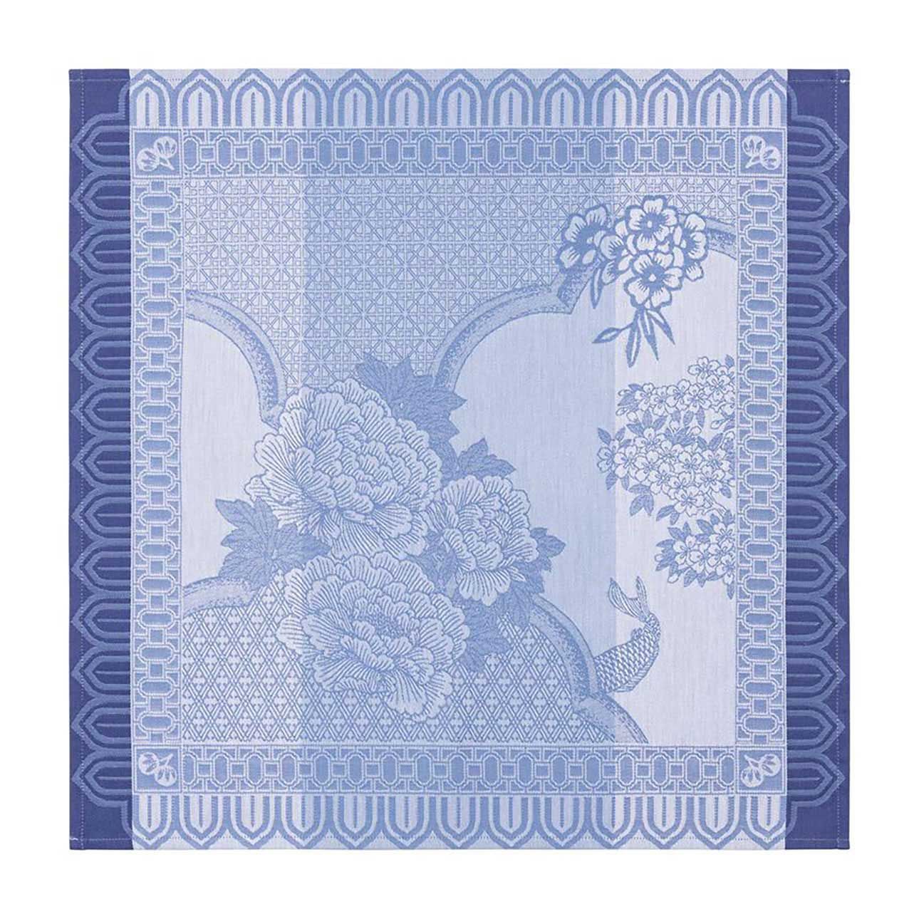 Le Jacquard Francais Promenade Imperiale Blue Napkin 20 x 20 Inch, MPN: 31452