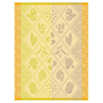 Le Jacquard Francais Eclats Du Midi Douceur Green Tea Towel 24 x 31 Inch, MPN: 31399