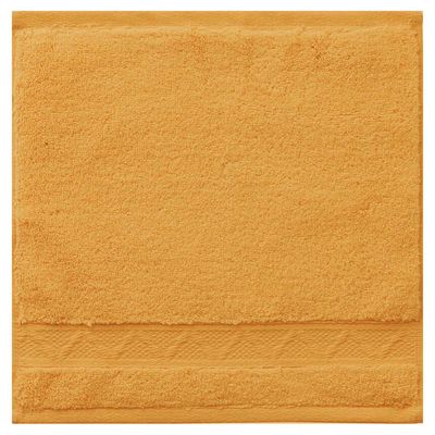 Le Jacquard Francais Caresse Yellow Washcloth 12 x 12 Inch, MPN: 31265