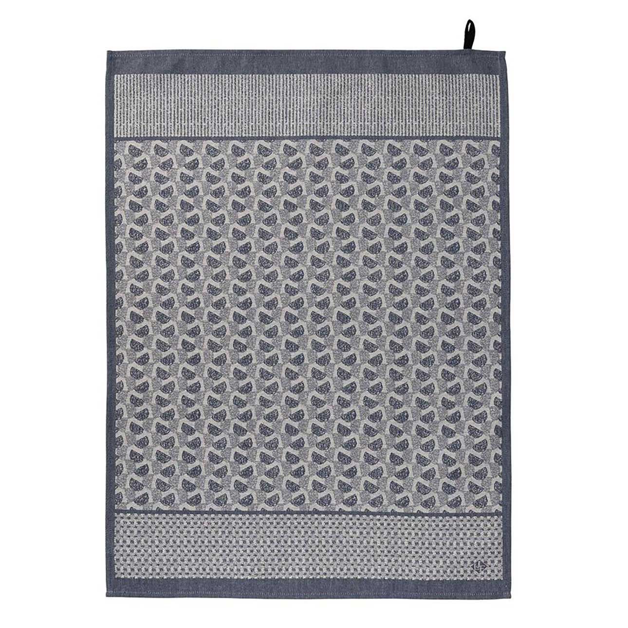 Le Jacquard Francais Empreintes Blue Tea Towel 24 x 31 Inch, MPN: 31253