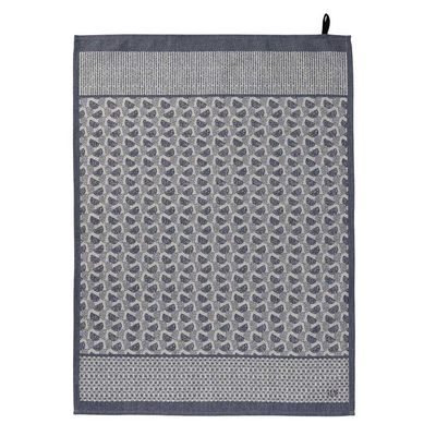 Le Jacquard Francais Empreintes Blue Tea Towel 24 x 31 Inch, MPN: 31253