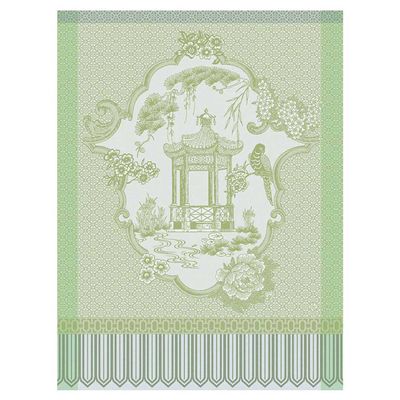 Le Jacquard Francais Promenade Imperiale Green Tea Towel 24 x 31 Inch, MPN: 31462