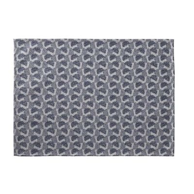 Le Jacquard Francais Empreintes Pois Enduit Blue Coated Placemat 20 x 14 Inch, MPN: 31247