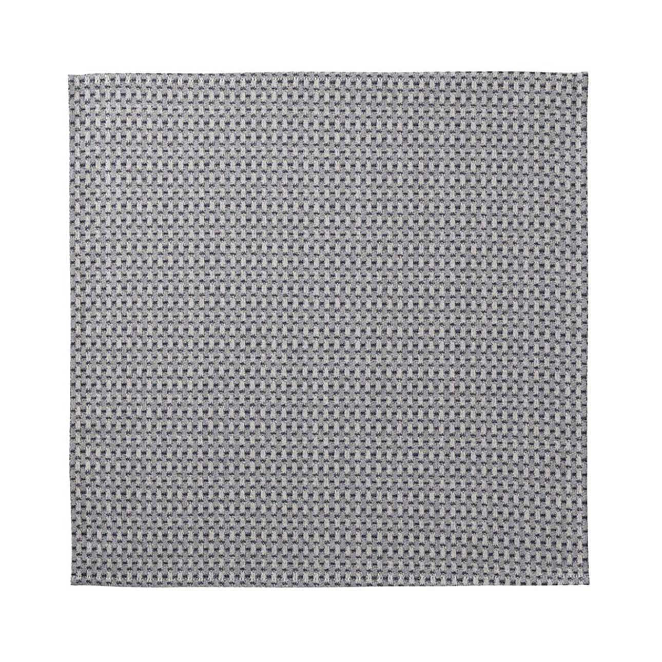 Le Jacquard Francais Empreintes Tissage Blue Napkin 20 x 20 Inch, MPN: 31245
