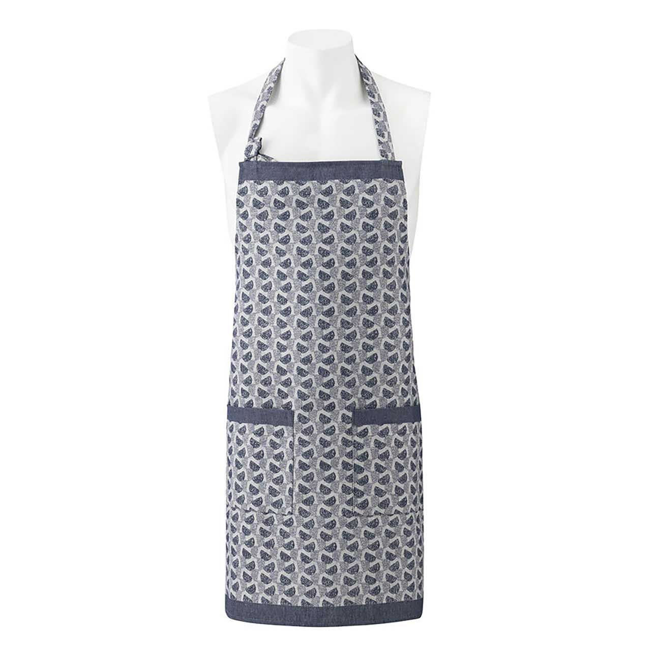 Le Jacquard Francais Empreintes Blue Apron 31 x 38 Inch, MPN: 31255