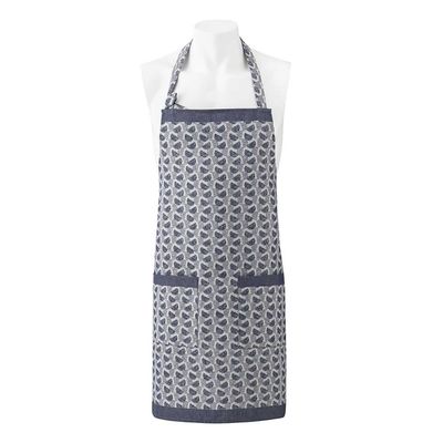Le Jacquard Francais Empreintes Blue Apron 31 x 38 Inch, MPN: 31255