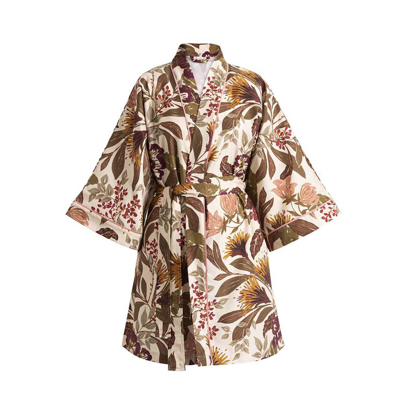 Le Jacquard Francais Panache De Fleurs Yellow Kimono S/M, MPN: 31329