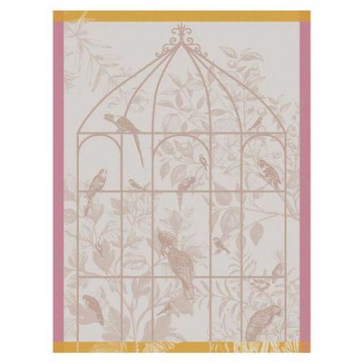 Le Jacquard Francais Sonate Pink Tea Towel 24 x 31 Inch, MPN: 31393