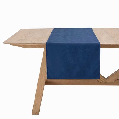 Le Jacquard Francais Vegetal Mood Blue Table Runner 20 x 59 Inch, MPN: 30953