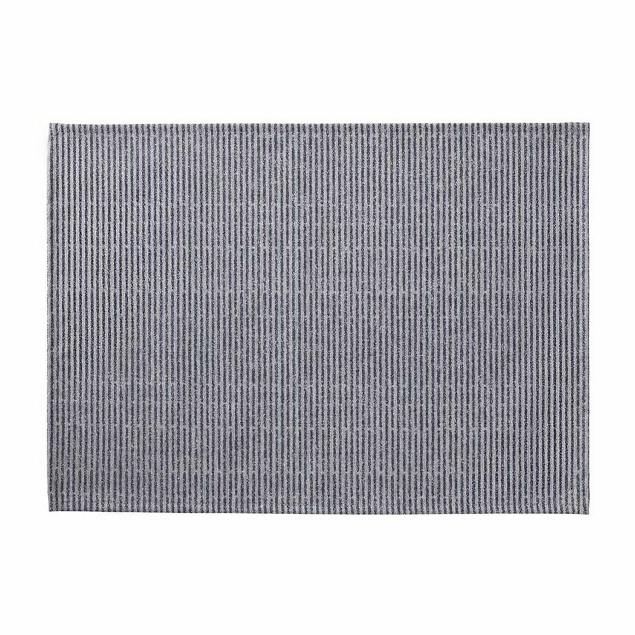 Le Jacquard Francais Empreintes Rayures Enduit Blue Coated Placemat 20 x 14 Inch, MPN: 31249