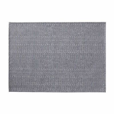 Le Jacquard Francais Empreintes Rayures Enduit Blue Coated Placemat 20 x 14 Inch, MPN: 31249