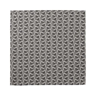 Le Jacquard Francais Empreintes Pois Black Napkin 20 x 20 Inch, MPN: 31240