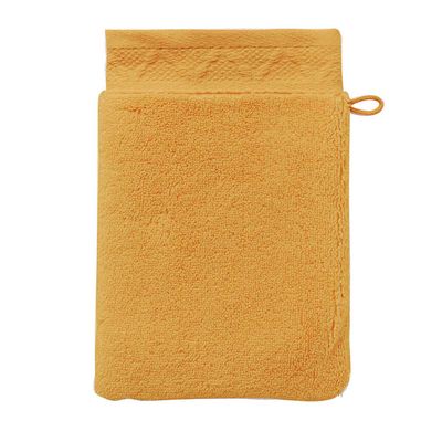 Le Jacquard Francais Caresse Yellow Wash Mitt 6 x 7 Inch, MPN: 31263