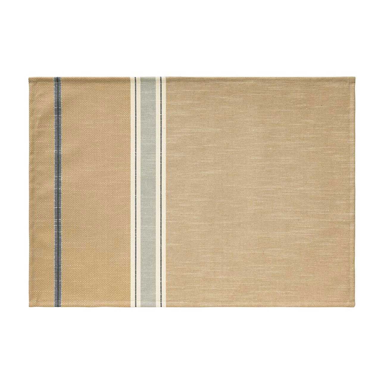 Le Jacquard Francais Dune Beige Coated Placemat 20 x 14 Inch, MPN: 31488