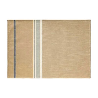 Le Jacquard Francais Dune Beige Coated Placemat 20 x 14 Inch, MPN: 31488