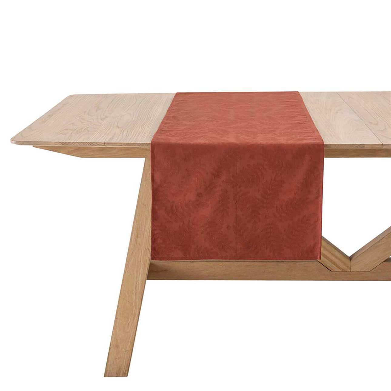 Le Jacquard Francais Vegetal Mood Red Table Runner 20 x 59 Inch, MPN: 30952