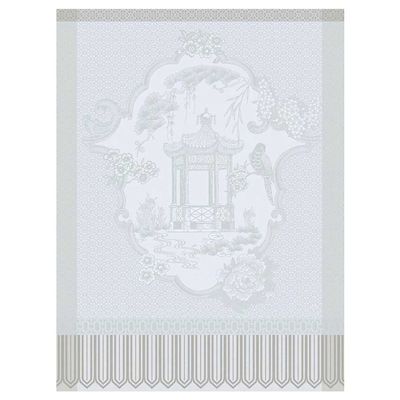 Le Jacquard Francais Promenade Imperiale Grey Tea Towel 24 x 31 Inch, MPN: 31463