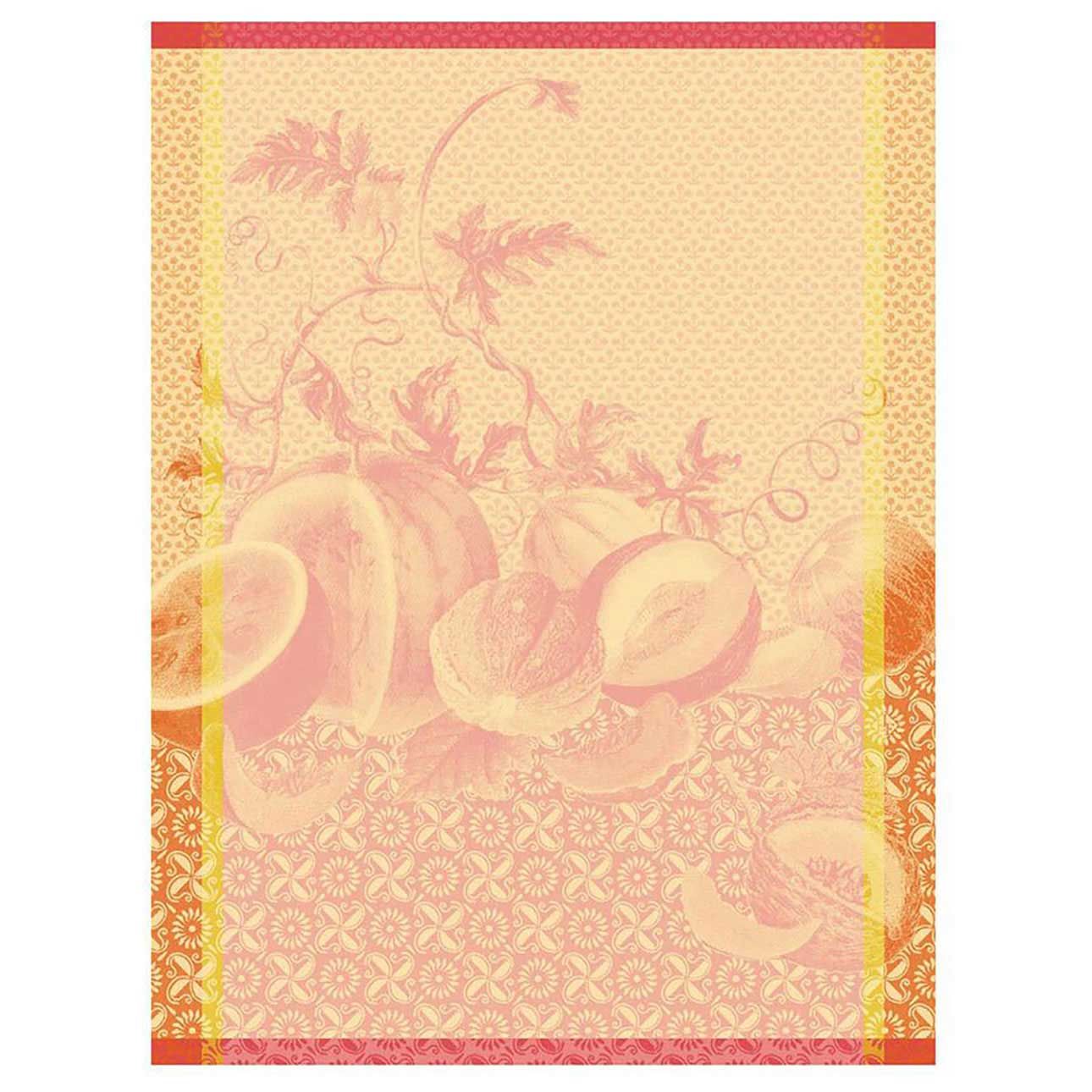 Le Jacquard Francais Eclats Du Midi Fraicheur Red Tea Towel 24 x 31 Inch, MPN: 31398