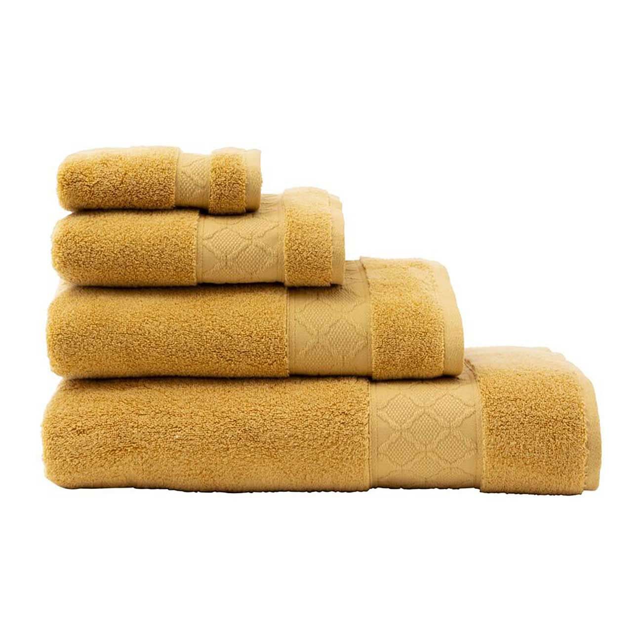 Le Jacquard Francais Caresse Yellow Bath Towel 28 x 55 Inch, MPN: 31273