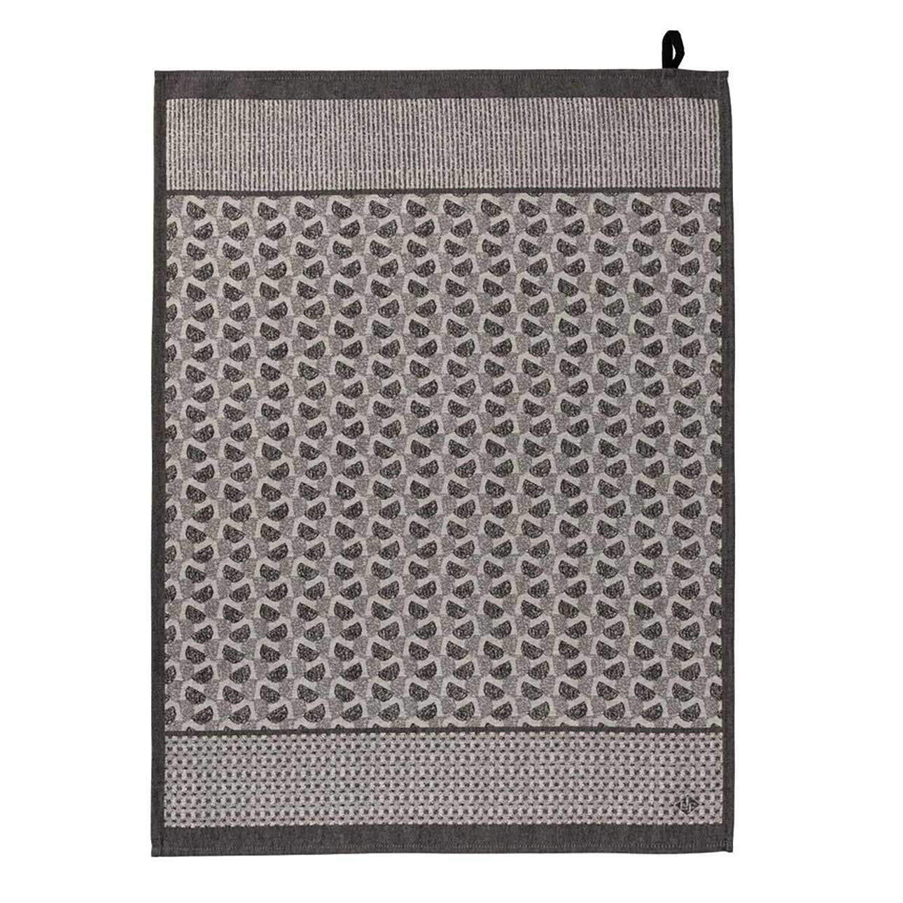 Le Jacquard Francais Empreintes Black Tea Towel 24 x 31 Inch, MPN: 31252