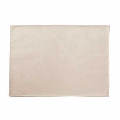 Le Jacquard Francais Vegetal Mood Enduit Beige Coated Placemat 20 x 14 Inch, MPN: 30944