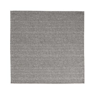 Le Jacquard Francais Empreintes Rayures Black Napkin 20 x 20 Inch, MPN: 31242
