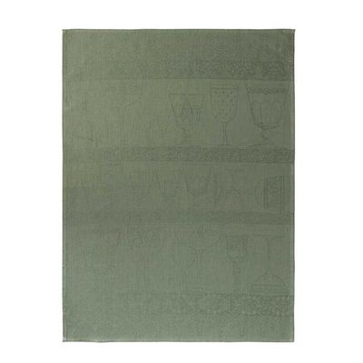 Le Jacquard Francais Cristal Green Crystal Towel 24 x 31 Inch, MPN: 30860