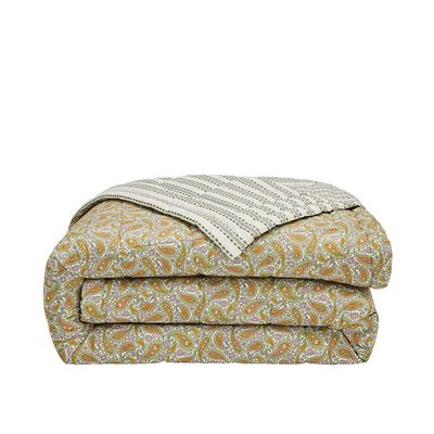 Le Jacquard Francais Ete Indien Multicolor Bed Cover 98 x 98 Inch, MPN: 31871